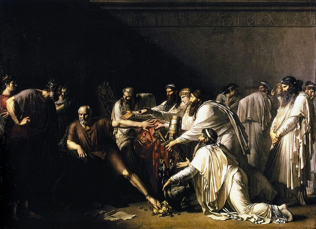Ippocrate rifiuta i doni di Artaserse - Musée d'histoire de la médecine